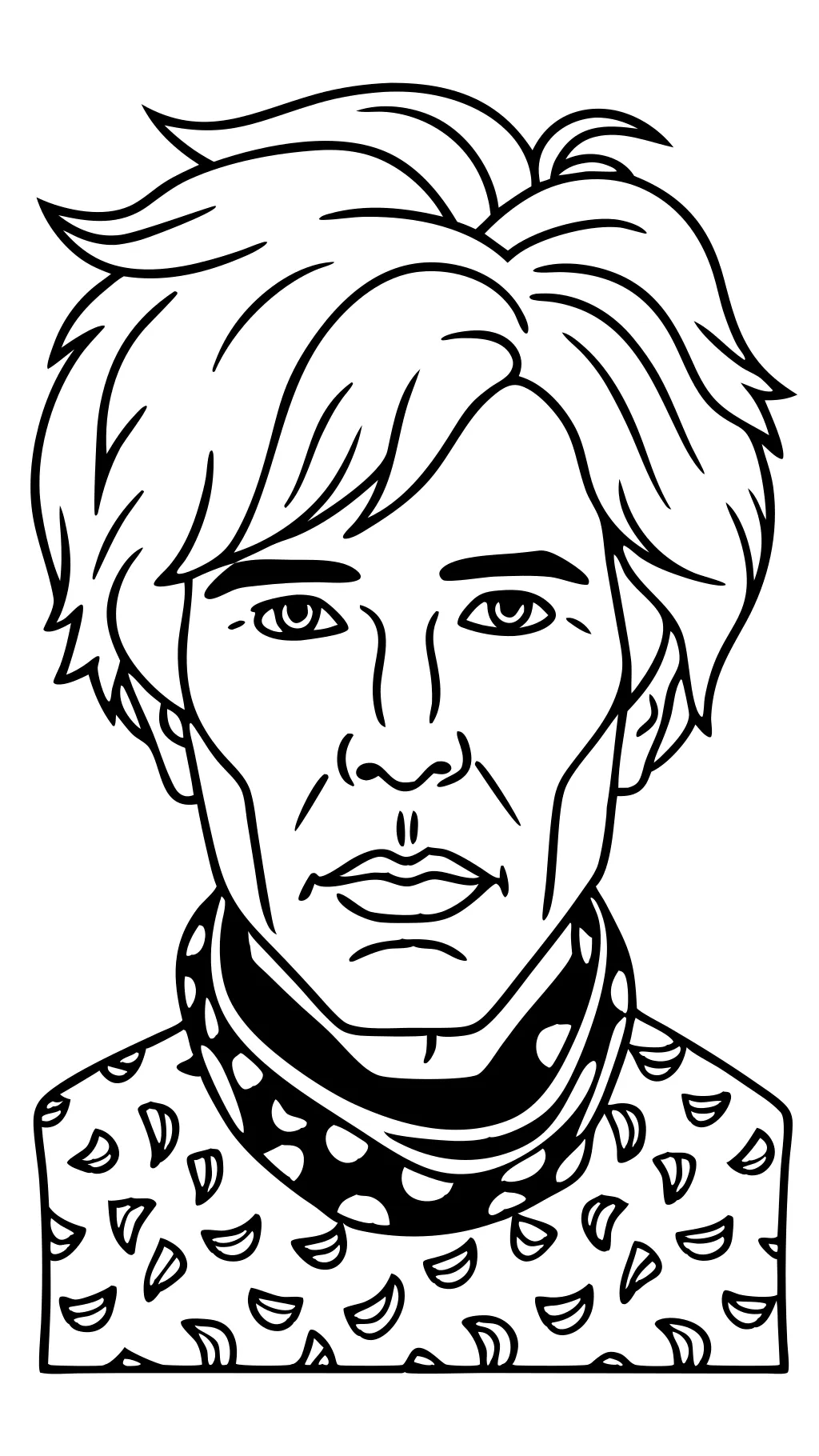 andy warhol coloring pages